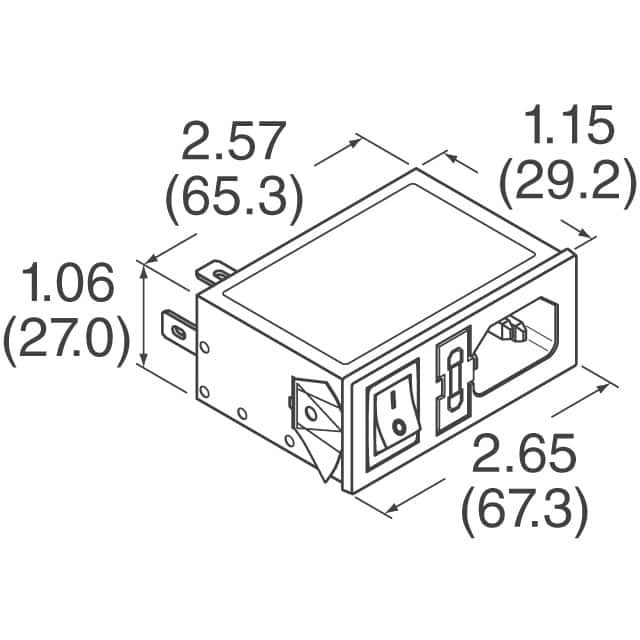 06AK2D Delta Electronics  Moduli di ingresso alimentazione (PEM)